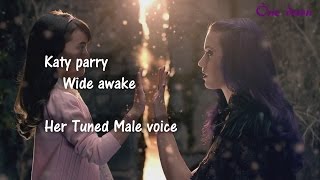 Katy perry tuned voice - wide awake