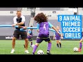9 Animal-Themed Soccer Drills for U6 and U8 Kids | Soccer Coaching by MOJO