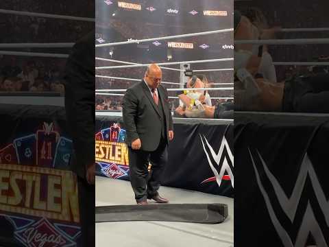 Paul Heyman was stressing all night long 😅 #WrestleMania