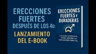 Cómo Vencer la Disfunción Eréctil | Lanza﻿miento del E-Book ‘Erecciones Fuertes y Duraderas!