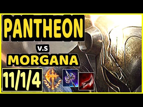 CHIPPYS (PANTHEON) vs MORGANA - 11/1/4 KDA BOTTOM SUPPORT CHALLENGER GAMEPLAY - OC