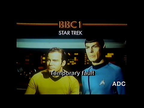 BBC1 announcer Peter Bolgar Star Trek breakdown 16th January 1985 1 of 2