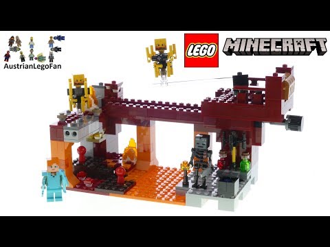 Vidéo LEGO Minecraft 21154 : Le pont de Blaze