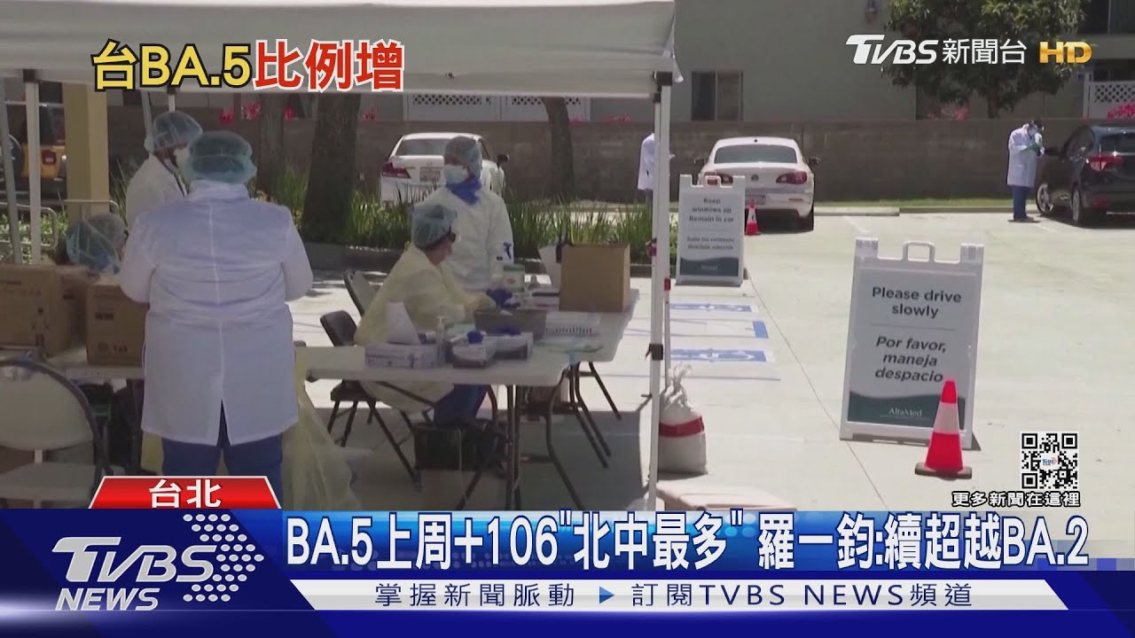 本土+28210 BA.5已佔59.2% 周三恐高峰5至6萬
