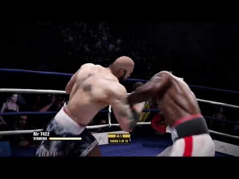 Acting like I was AFK. made him pay 😂 #fightnight #boxing