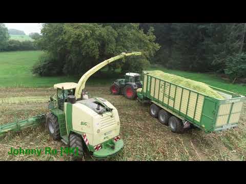 Maishäckseln 2020 Teil 6 LU Loritz Krone BIG X 1100 14- Reihen, Fendt 939 926 Krone ZX, Fliegl [4K]