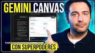 8 casos de uso ALUCINANTES de GEMINI CANVAS 🤯