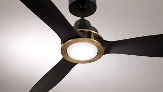 1_Watch A Video About the Casa Vieja Veyron Matte Black Damp Rated Ceiling Fan with Remote