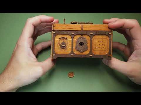 Escape Room Treasure Chest by Wooden.City | How to use | Manual