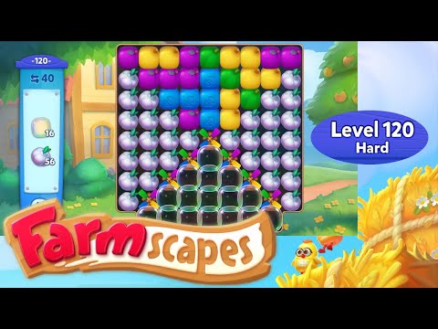 Farmscapes Level 120 Hard | No Boosters | Playrix
