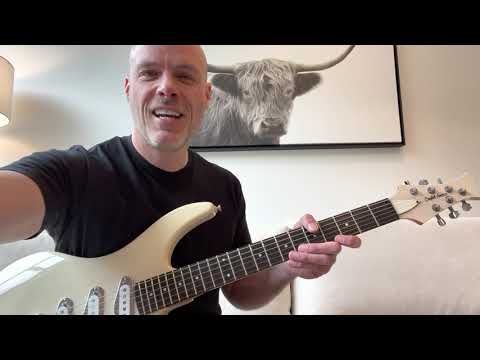 3 Stevie Ray Vaughan Type Open String Blues Licks in E