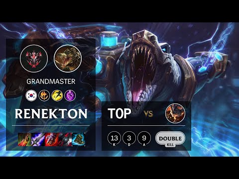 Renekton Top vs Rumble - KR Grandmaster Patch 10.14