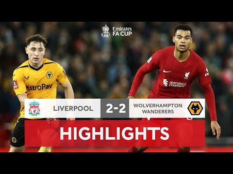 Gakpo Debut Ends In A Draw | Liverpool 2-2 Wolves | Emirates FA Cup 2022-23