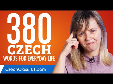 360 Czech Words for Everyday Life - Basic Vocabulary #18