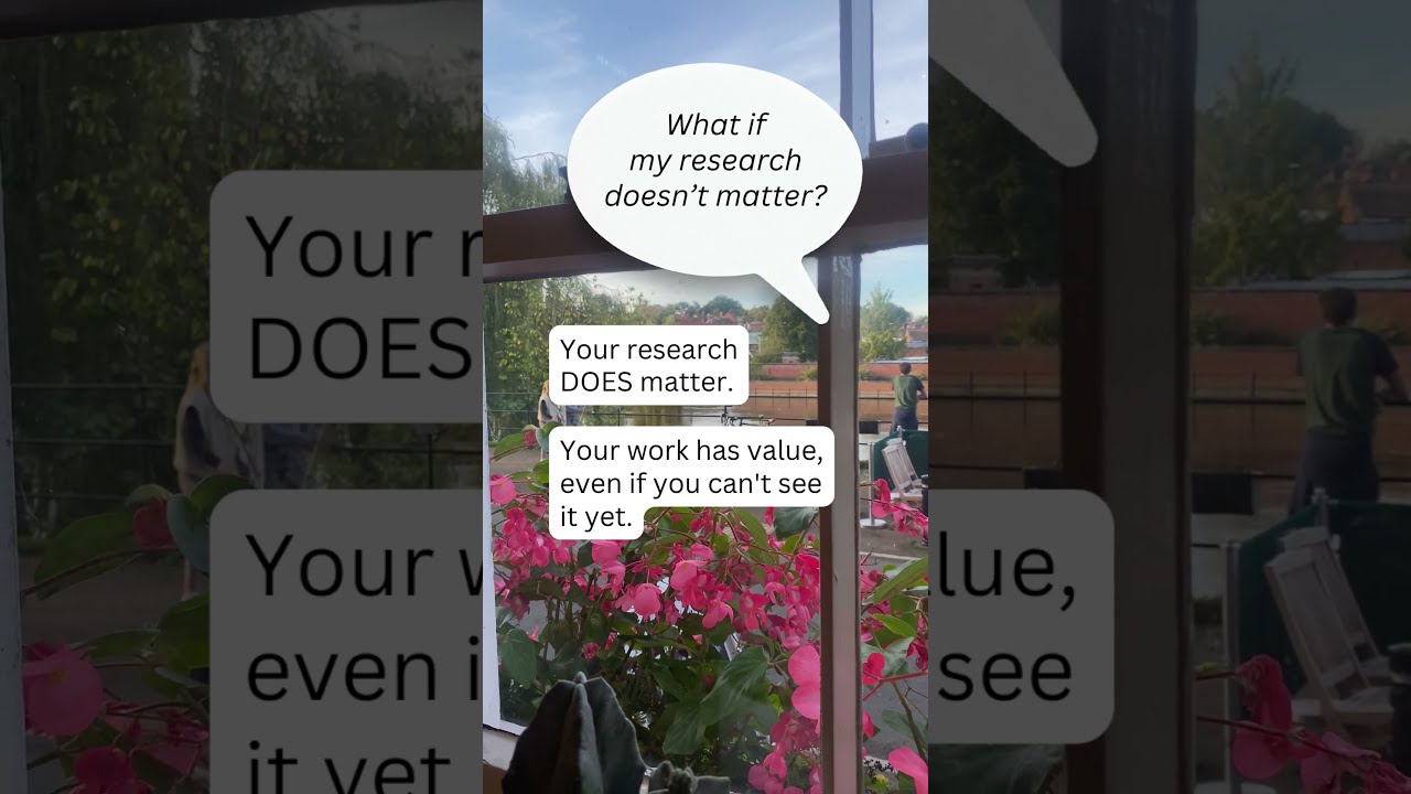 PhD Problems - What if no one care about your research? What if it doesn't matter?!