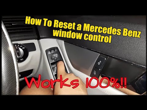 How to reset Mercedes-Benz Window fault Quick and Easy!!
