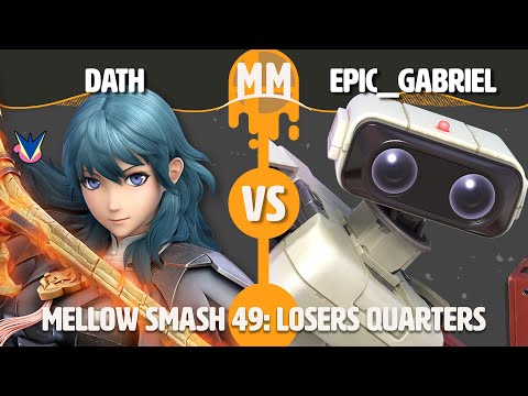 Mellow Mushroom SSBU #49 - Dath (Byleth/Greninja) vs Epic Gabriel (ROB) Losers Quarters