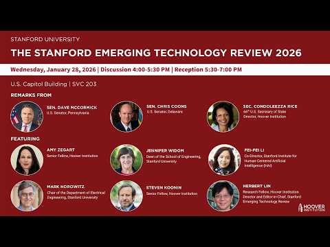 2026 Stanford Emerging Technology Review Launches at the ...