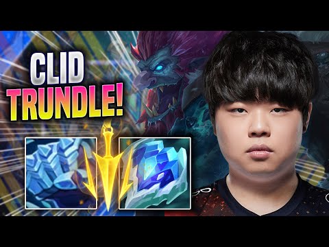 CLID TRIES TRUNDLE JUNGLE WITH NEW ITEMS! - FPX Clid Plays Trundle JUNGLE vs Teemo! | Preseason 2023