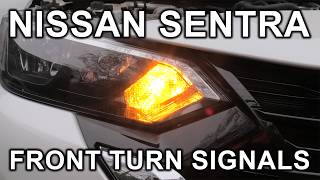 Nissan Sentra (2020-2025): How To Replace Front Turn Signal Bulbs?