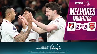 GABRIEL MAGALHÃES SE REDIME, RICE BRILHA, E ARSENAL VENCE O BOURNEMOUTH NA PREMIER LEAGUE