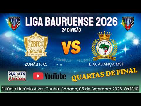ZONAB FC     X     EC  ALIANÇA MST