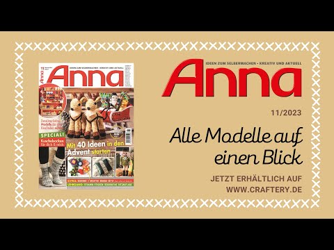 Zeitschrift Anna 11/23 - Alle Modelle auf einen Blick