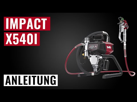 Impact X540I - Inbetriebnahme, Anwendung, Reinigung
