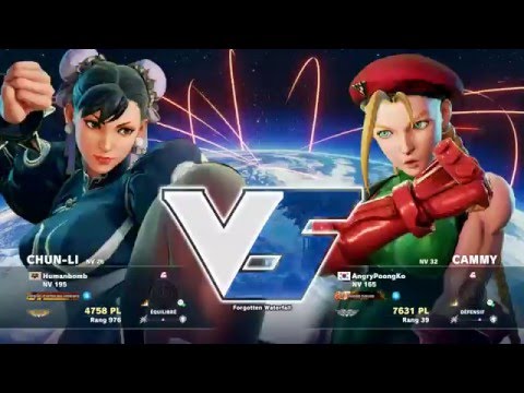 Humanbomb ( Chun-li ) VS AngryPoongko ( Cammy ) HD 1080p - Street Fighter 5