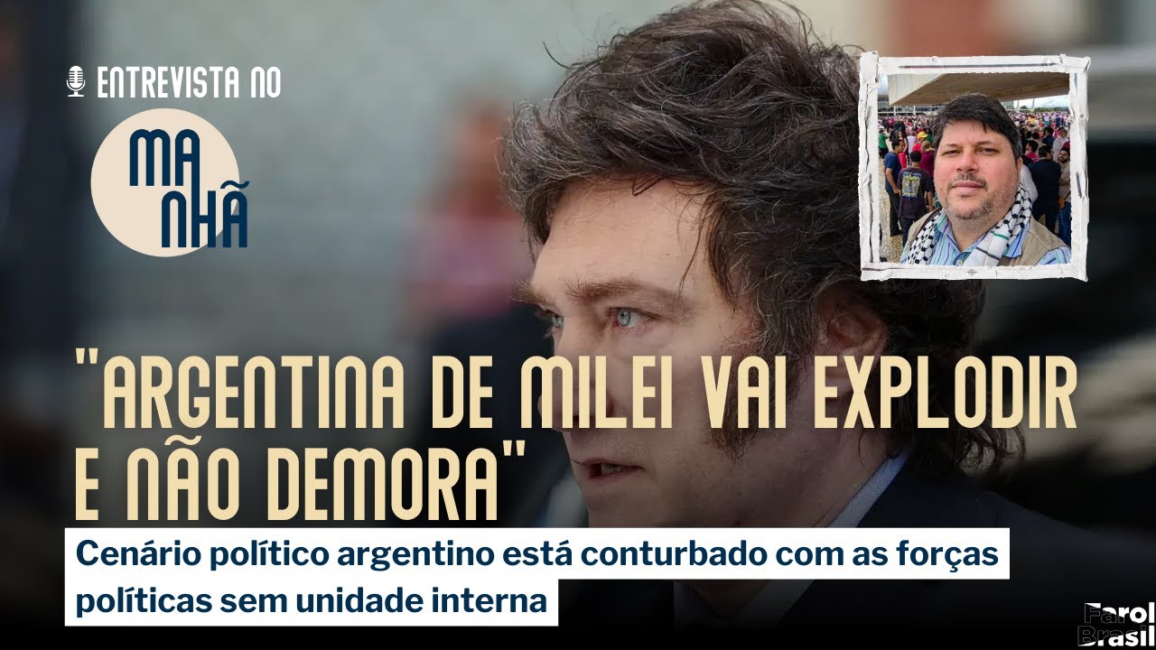 Rogério Tomaz Jr: "Argentina de Milei vai explodir e não demora"