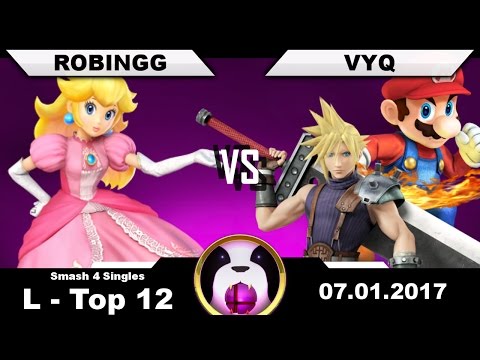 PPT-W17 - RobinGG (Peach) Vs. BSD | vyQ (Mario, Cloud) - Losers Top 12 - Smash 4