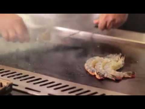 Inagiku Makati Usuyaki Teppan and Prawn with Inagiku Sauce