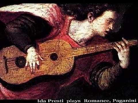 Ida Presti  plays Romance by Paganini