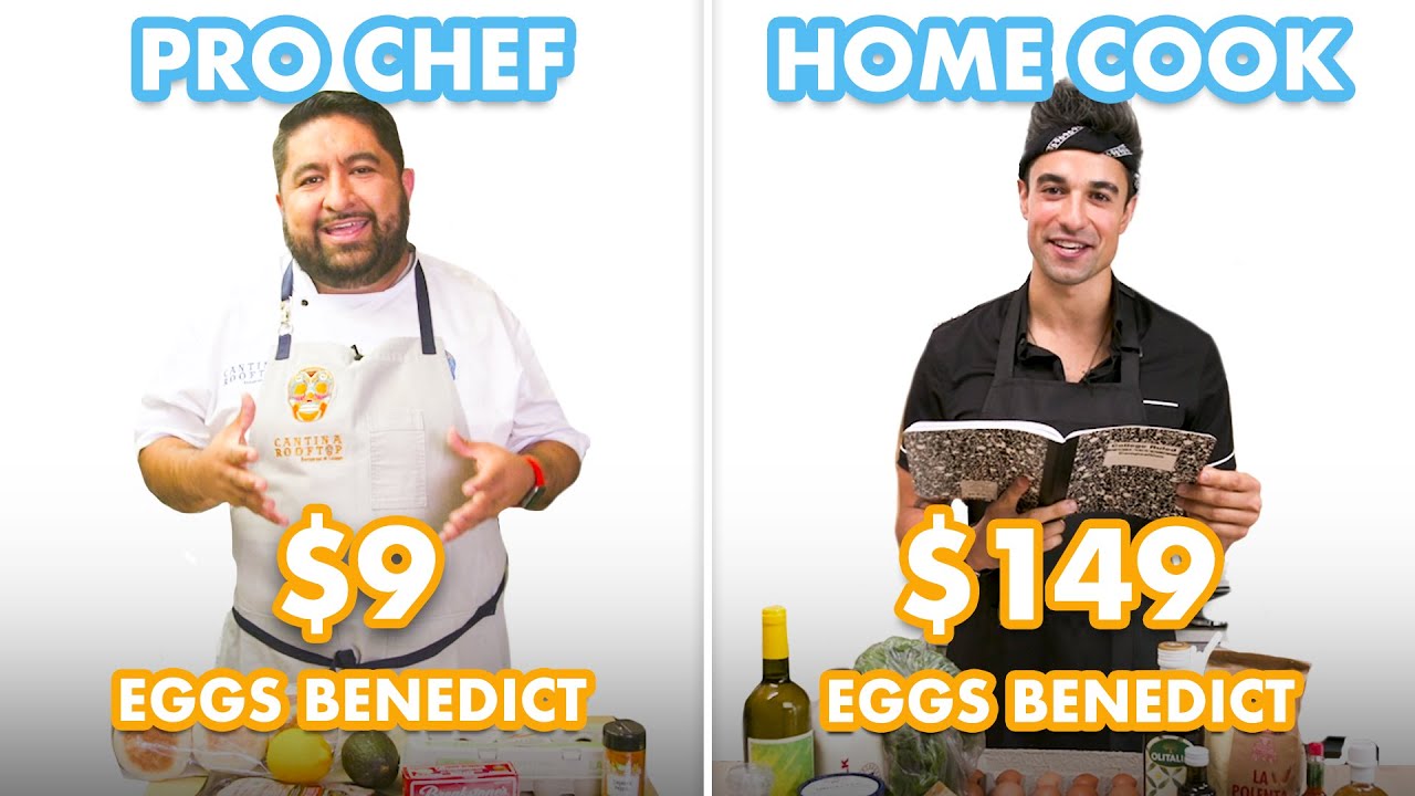 149 vs 9 Eggs Benedict: Pro Chef & Home Cook Swap Ingredients Epicurious