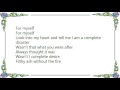 Jann Arden - Sorry for Myself Lyrics