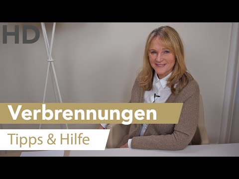 Tipps bei Verbrennungen 1. und 2. Grades