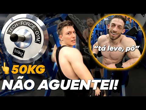 TESTEI A ANILHA DE 50KG DO CT DA GROWTH (AREA 51) COM @gorilaalbinopro