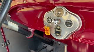1929 Ford Model A Roadster Pickup Interior Overview