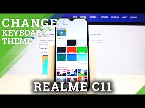 How to Customize Keyboard in REALME C11 - Keyboard Theme