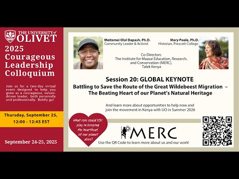 2025 CLC  |   Session 20  |  Saving The Heart of the Planet | Drs. Meitamei Olol Dapash & Mary Poole