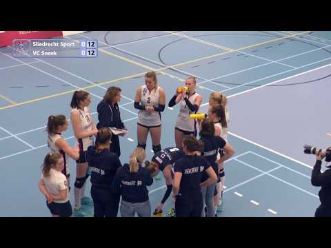 190112 Sliedrecht Sport Dames 1 - VC Sneek Dames 1