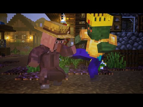 Elite Villager Vs Pillager Life - Minecraft Animation 5