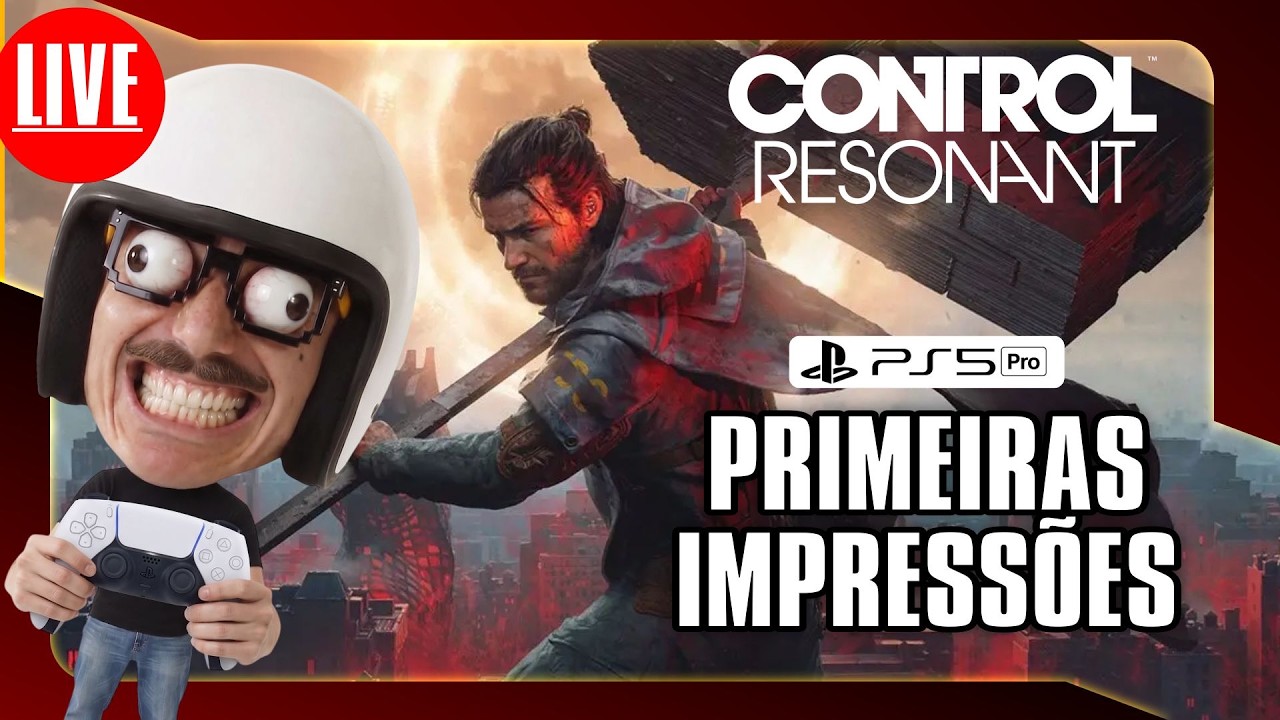 🎮🚨AO VIVO - PRIMEIRAS IMPRESSÕES em Control Resonant - PARTE 1 - PS5 PRO #ControlResonant