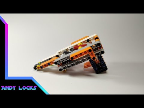 Маленький резинкострел из lego technic + tutorial