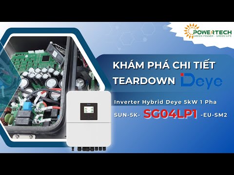 Khám phá chi tiết Inverter Hybrid Deye 5kW 1 Pha SUN 5K SG04LP1 EU SM2