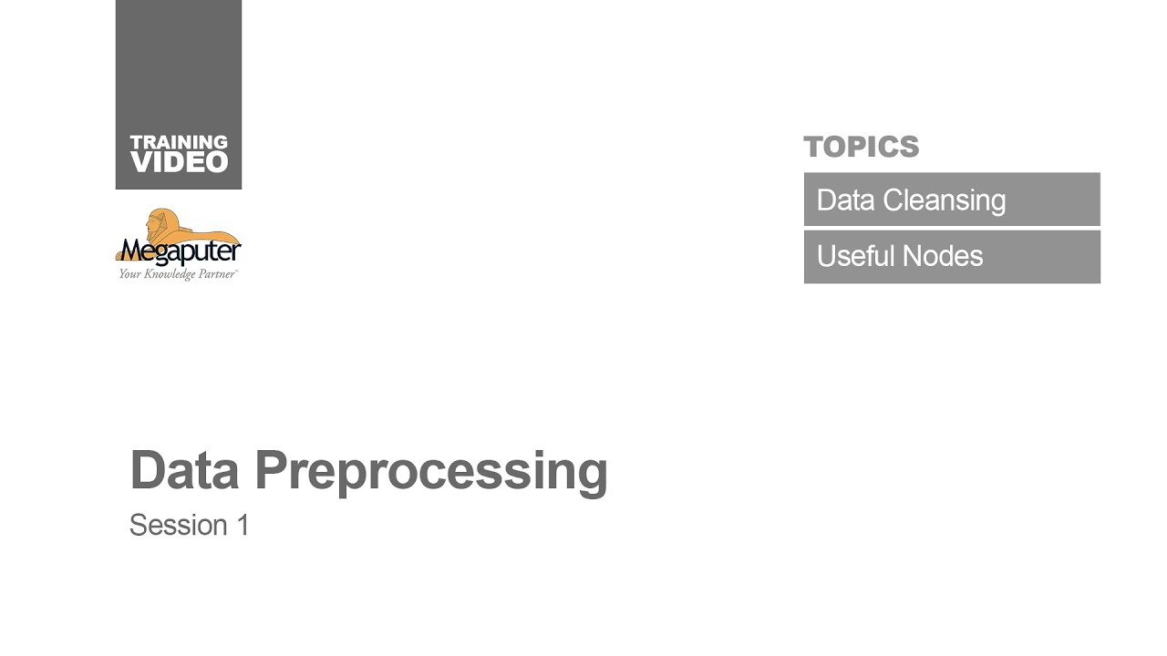 Data Preprocessing: Introduction to Data Cleansing