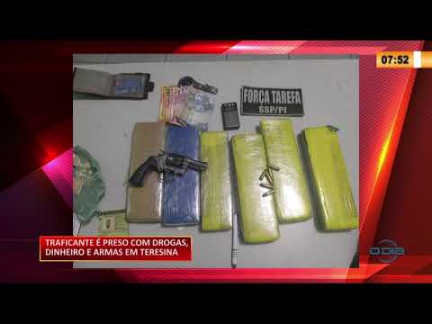 Traficante eÌ preso portando armas, dinheiro e drogas 17 09 2020