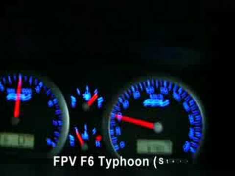 Ford FPV F6 Typhoon (Stock) 0-100kph