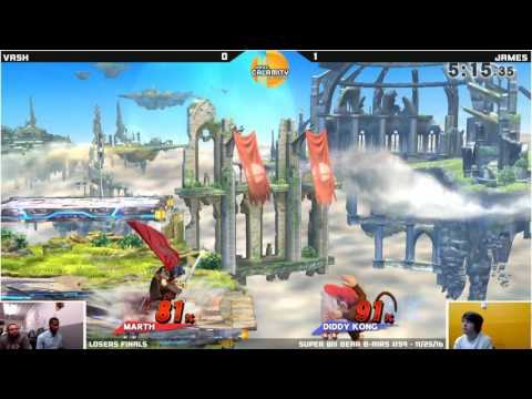 SWBB #59  James Diddy vs Vash Marth   Losers Finals   Smash 4 Singles