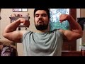 Back with pec bounce and flexing